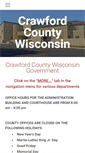 Mobile Screenshot of crawfordcountywi.org